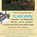Mondbarden 4. Pool-Party 2019